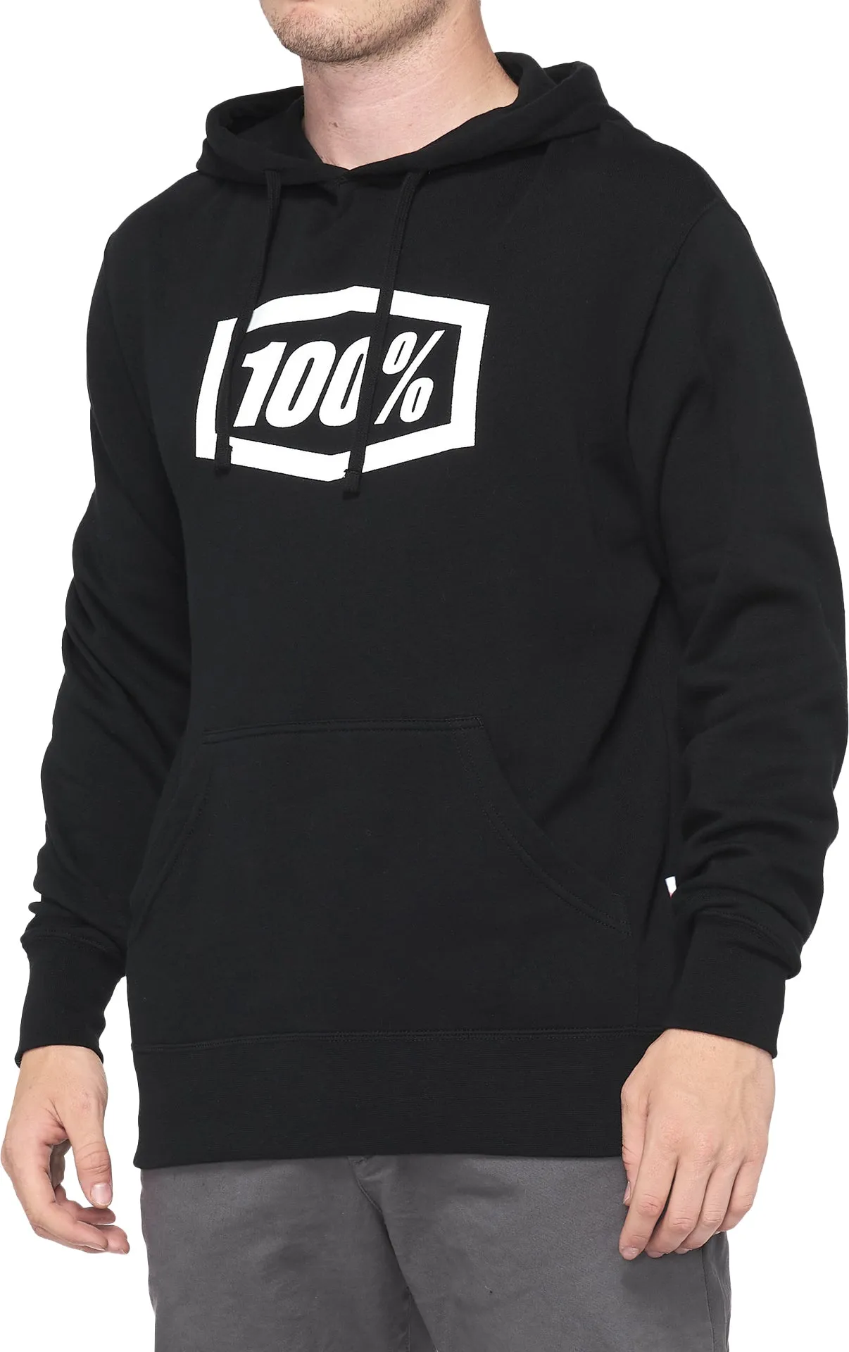 100% Icon Fleece Mens Pullover Hoodie