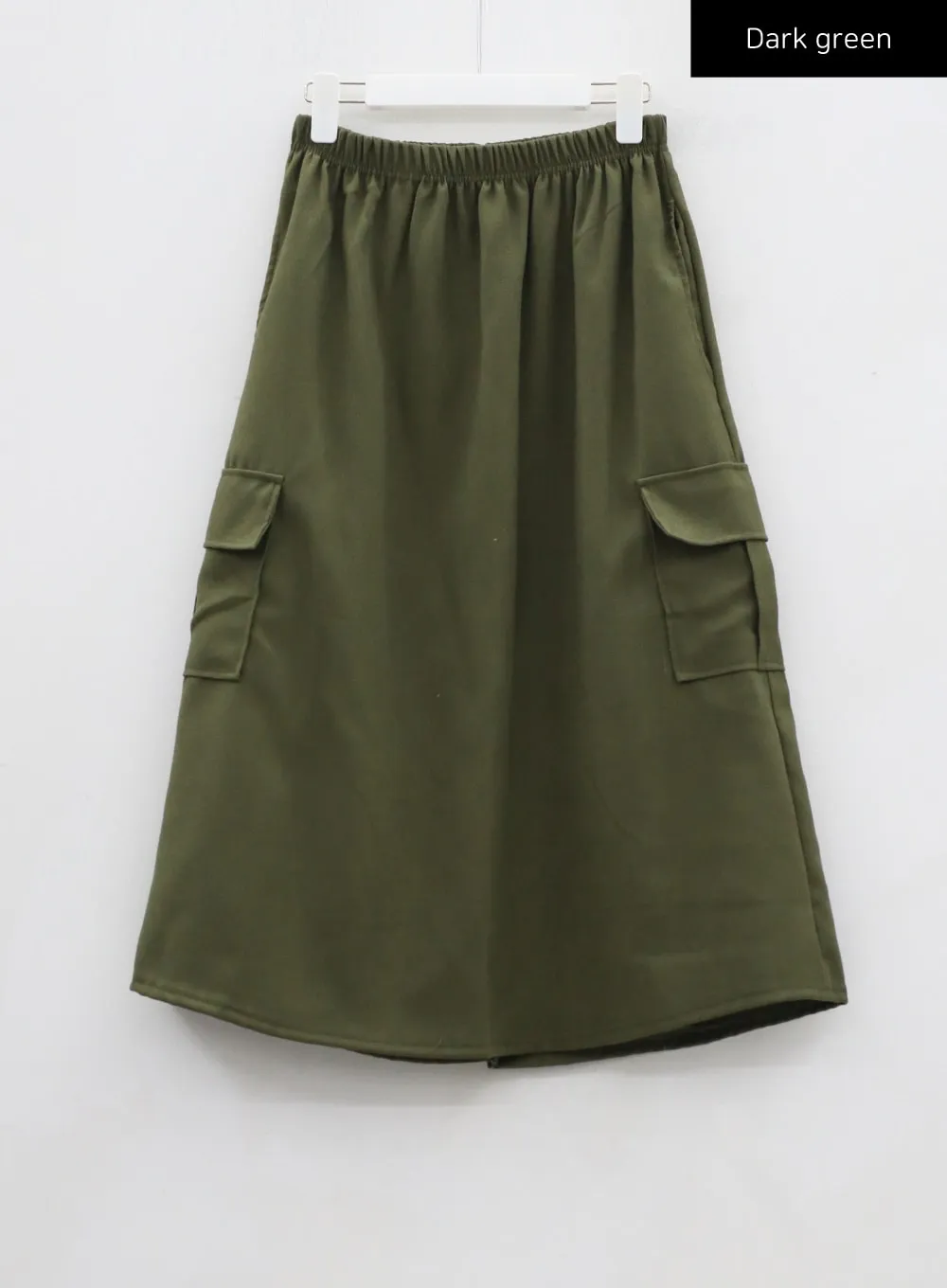 A-Line Cargo Maxi Skirt CJ319