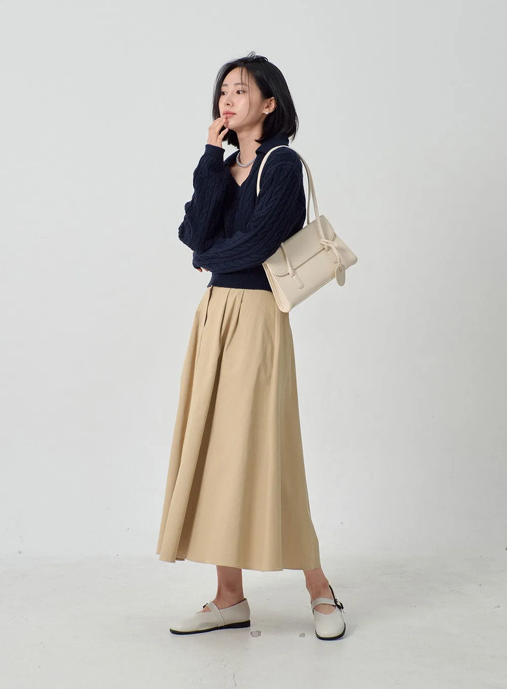 A-Line Maxi Skirt OF301