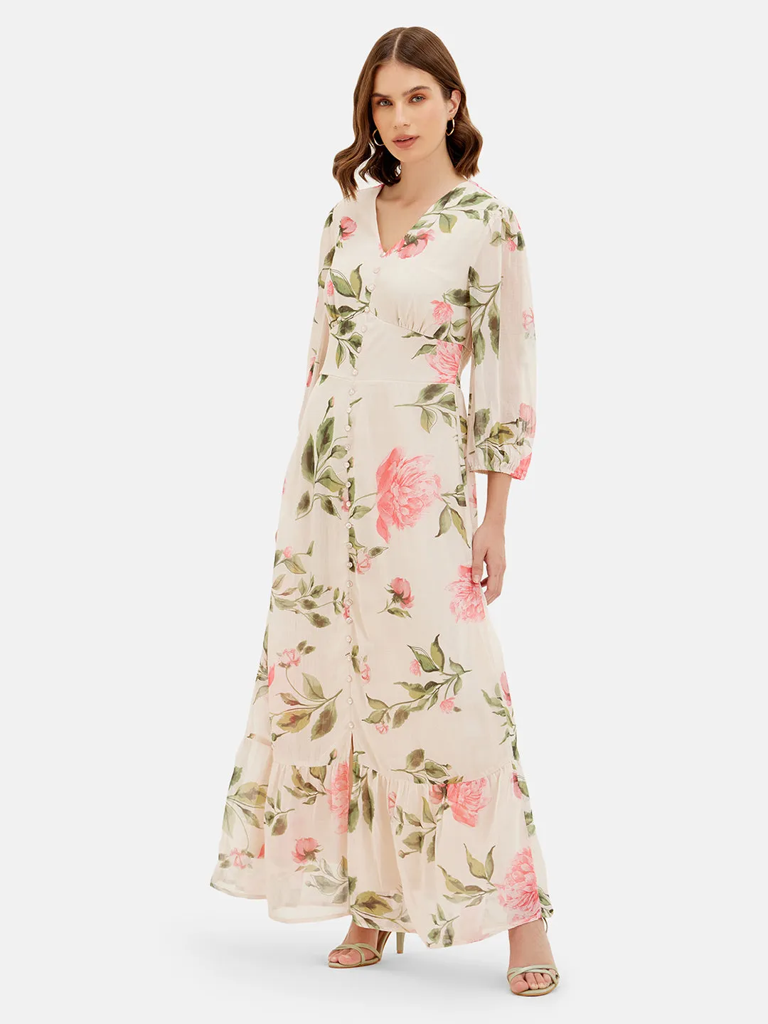 ALLISON PRINTED MAXI DRESS