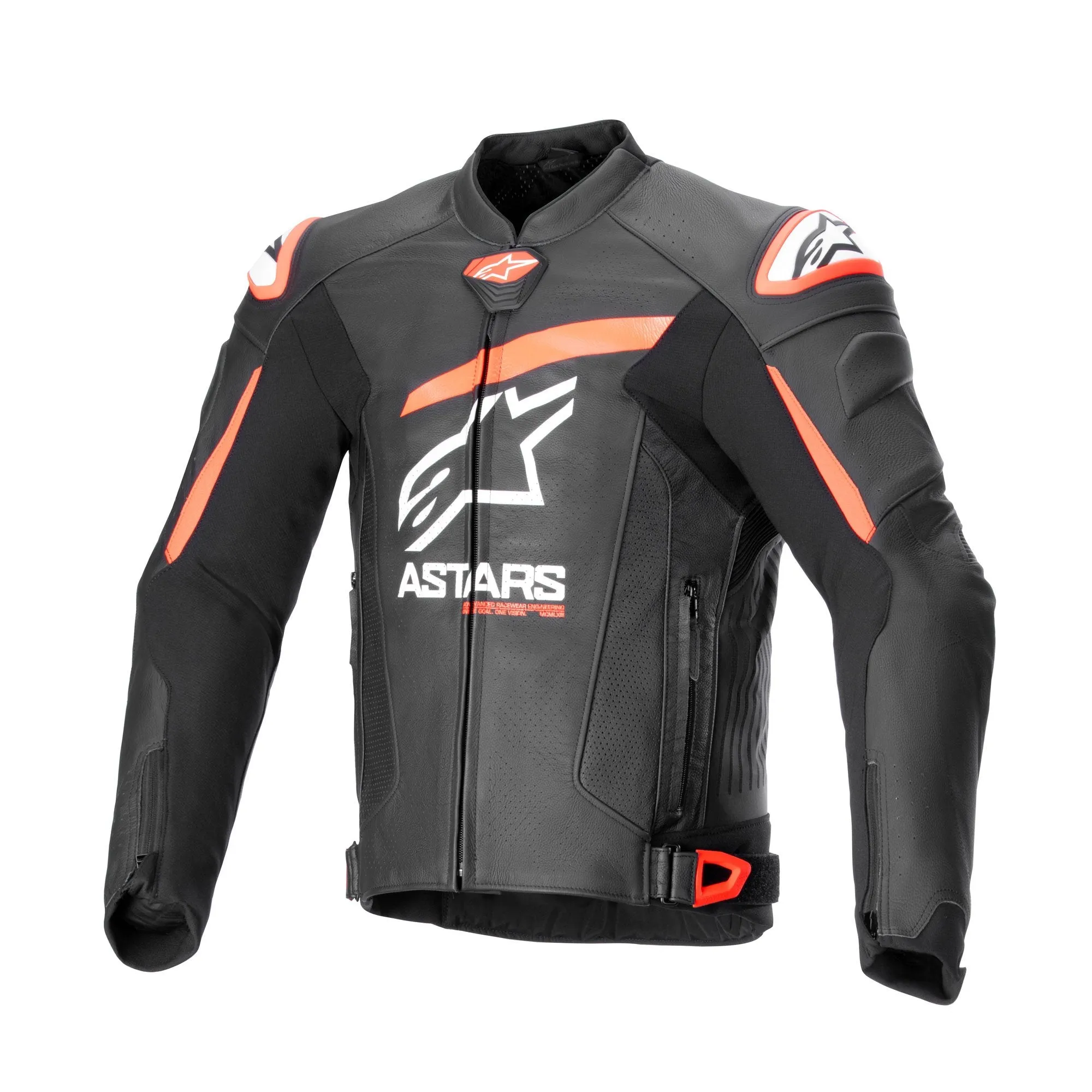 Alpinestars Gp Plus R V4 Airflow Leather Jacket Black/Red/F/White