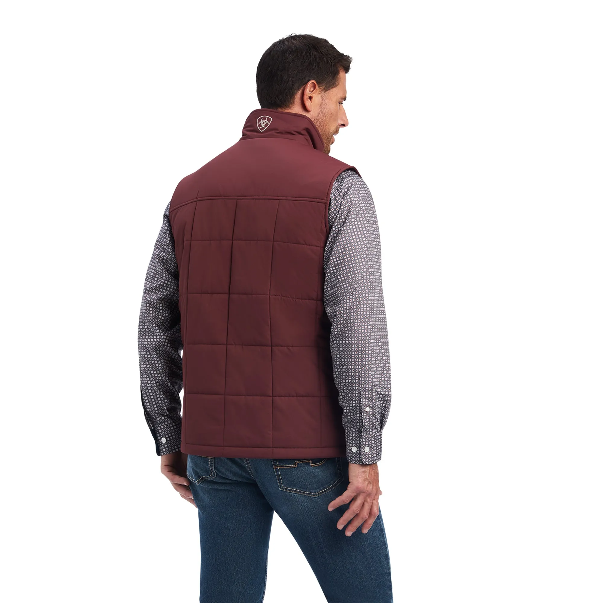 Ariat® Men's Crius Concealed Carry Red Mahogany Vest 10041522