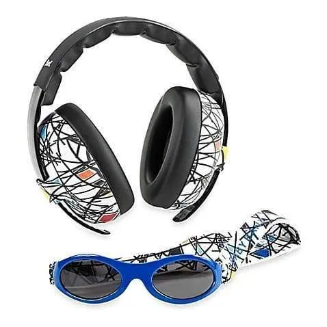 Baby Banz Baby Earmuffs & Sunglasses Combo Set