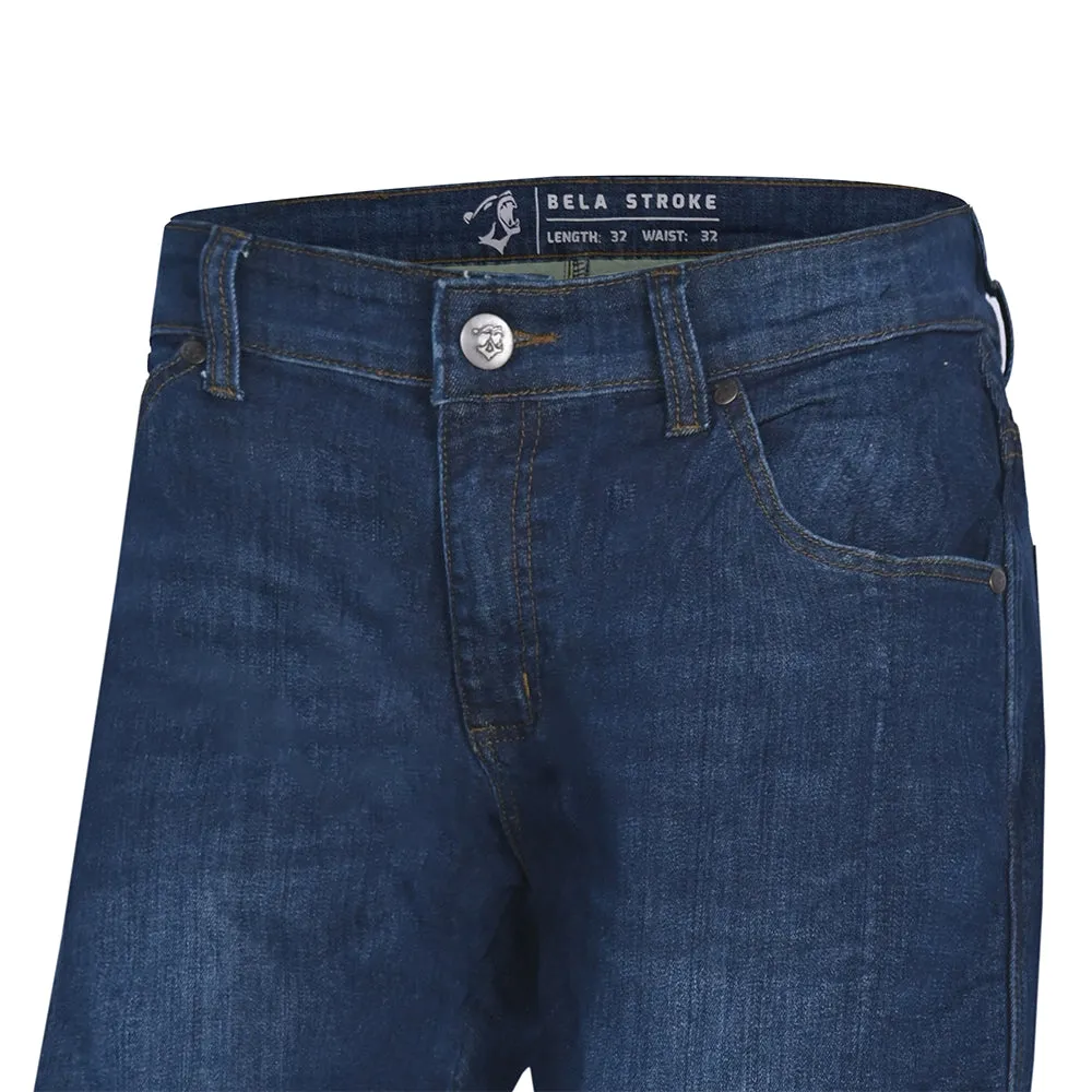 Bela Stroke Motorcyle Denim Blue  Short Leg