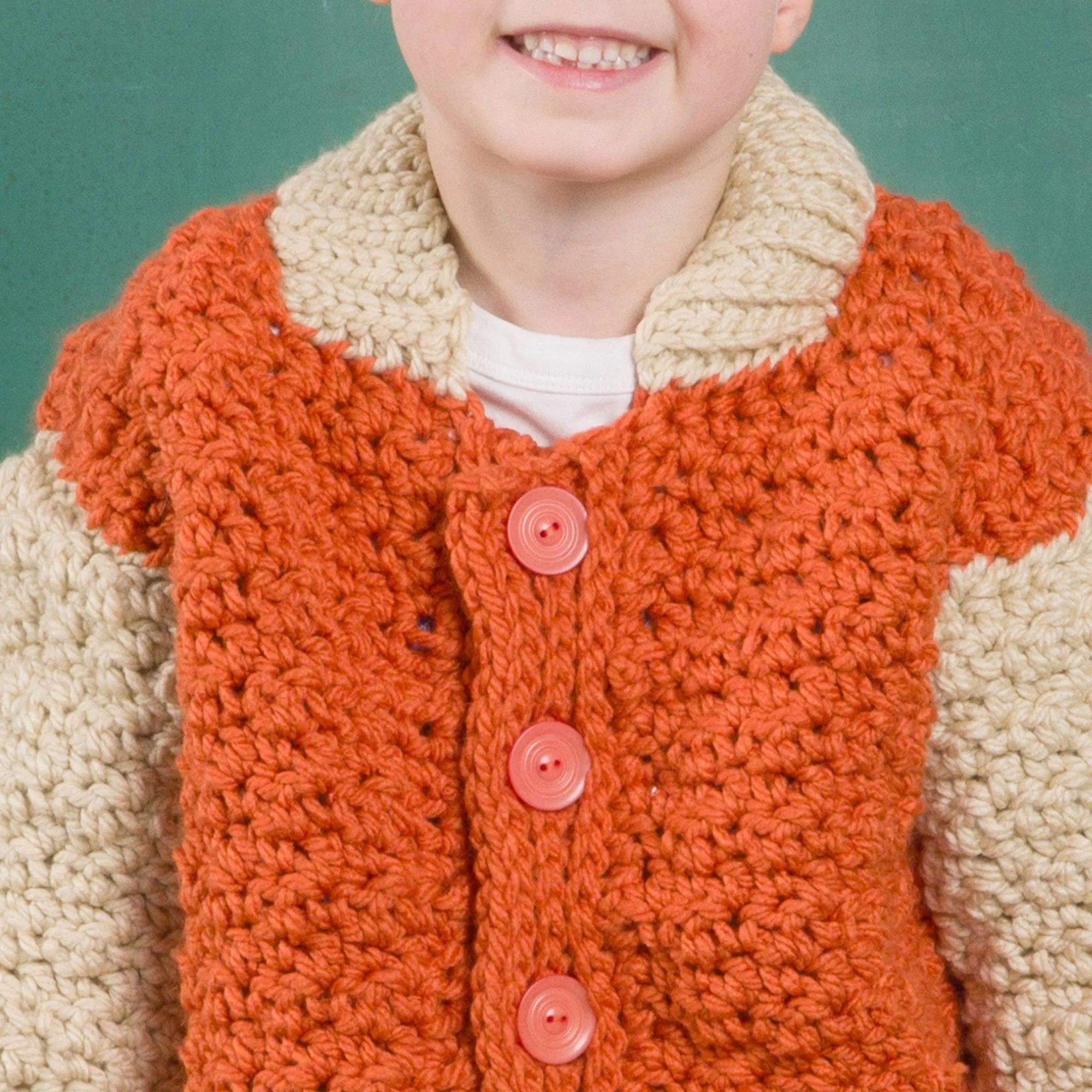 Bernat Cozy Kid Crochet Jacket