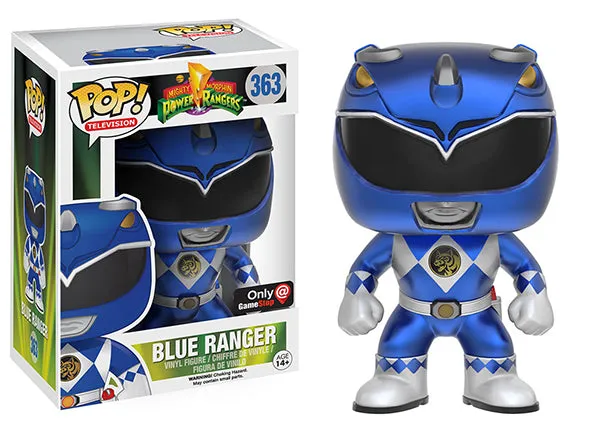 Blue Ranger (Metallic, Power Rangers) 363 - GameStop Exclusive  [Damaged: 6.5/10]