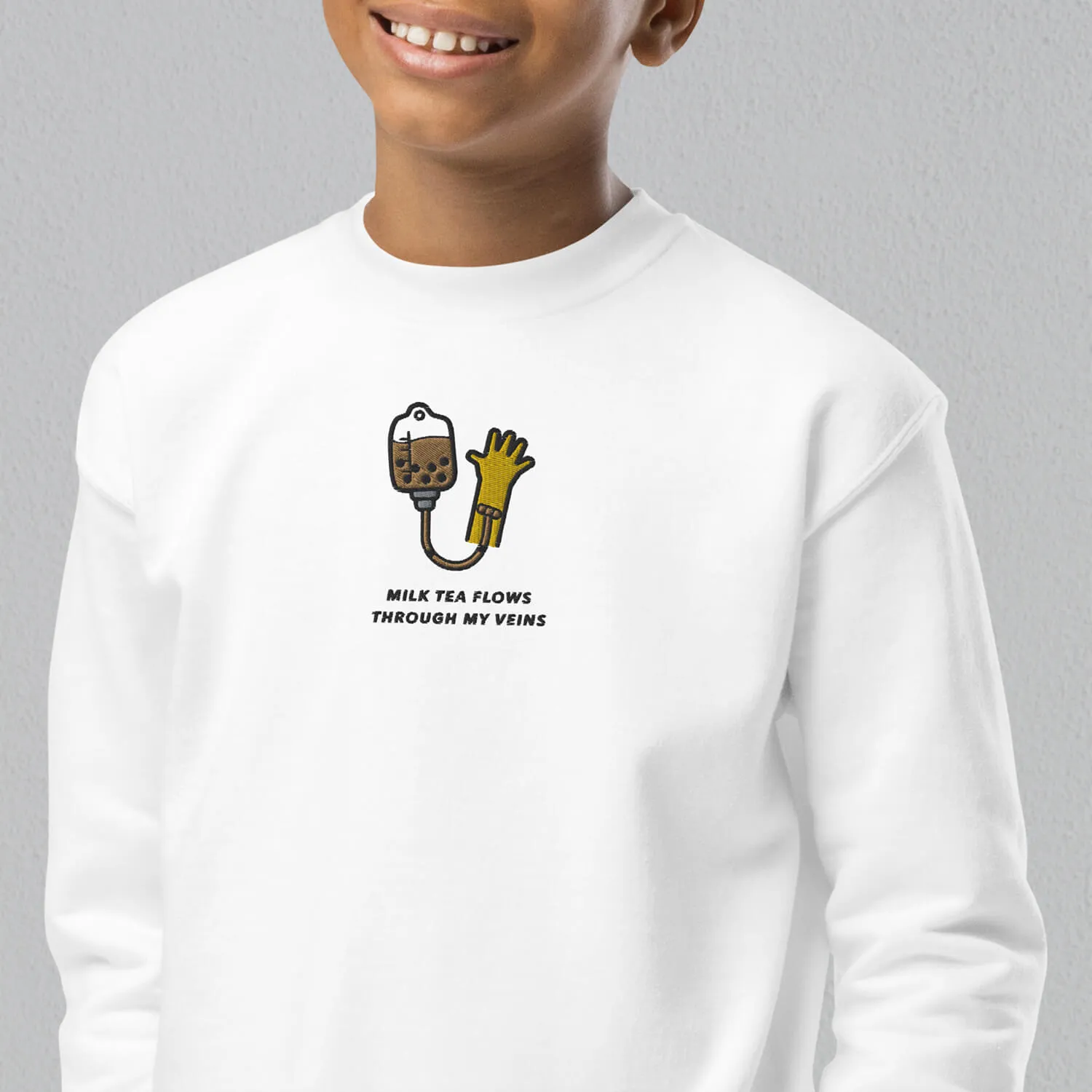 Boba IV Embroidered Kids Sweatshirt