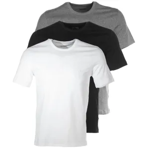 BOSS 3 Pack Crew Neck T-Shirt in White Black Grey