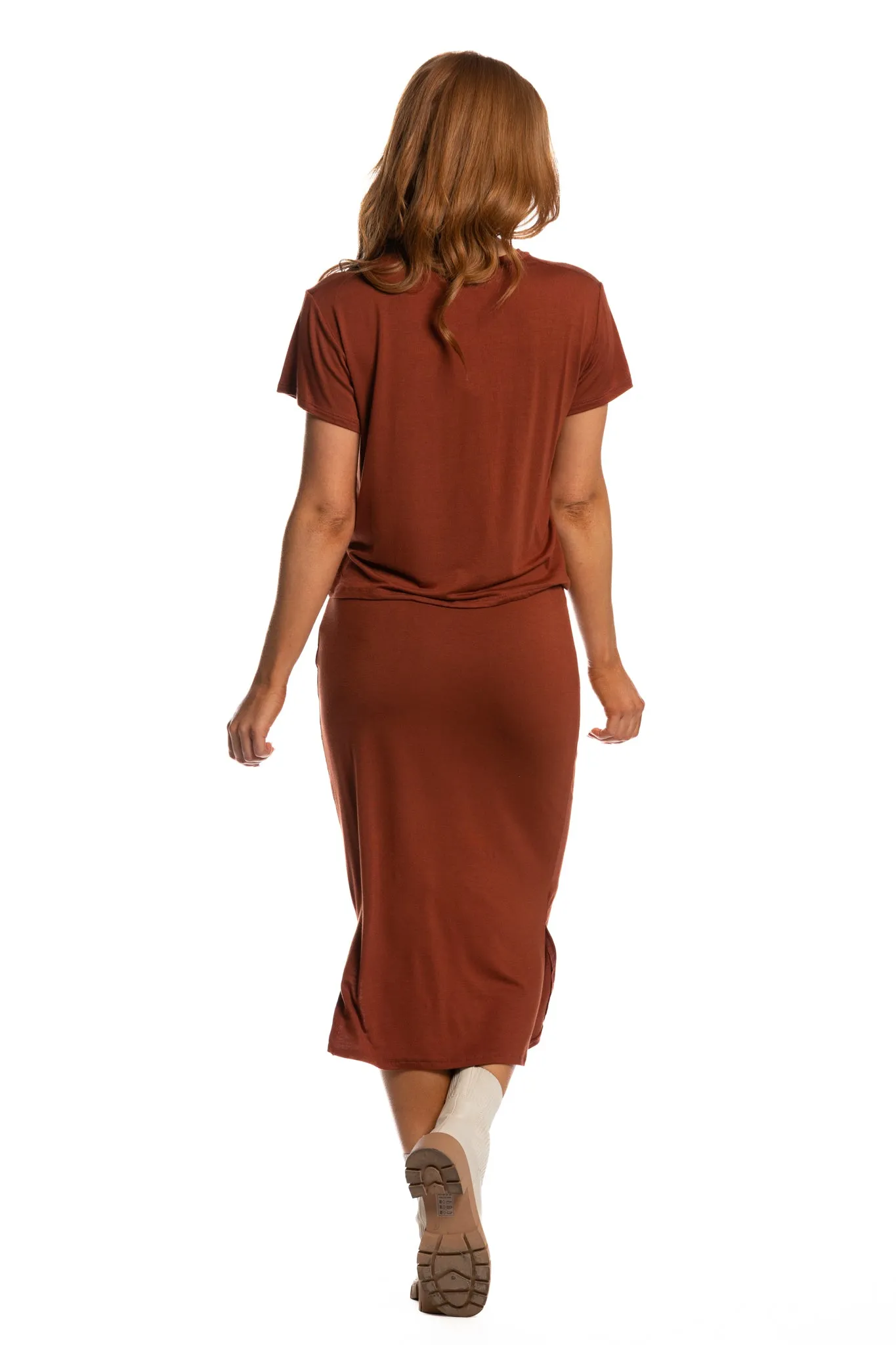 Brigitte Brianna Motion Tee & Runaround Skirt Set