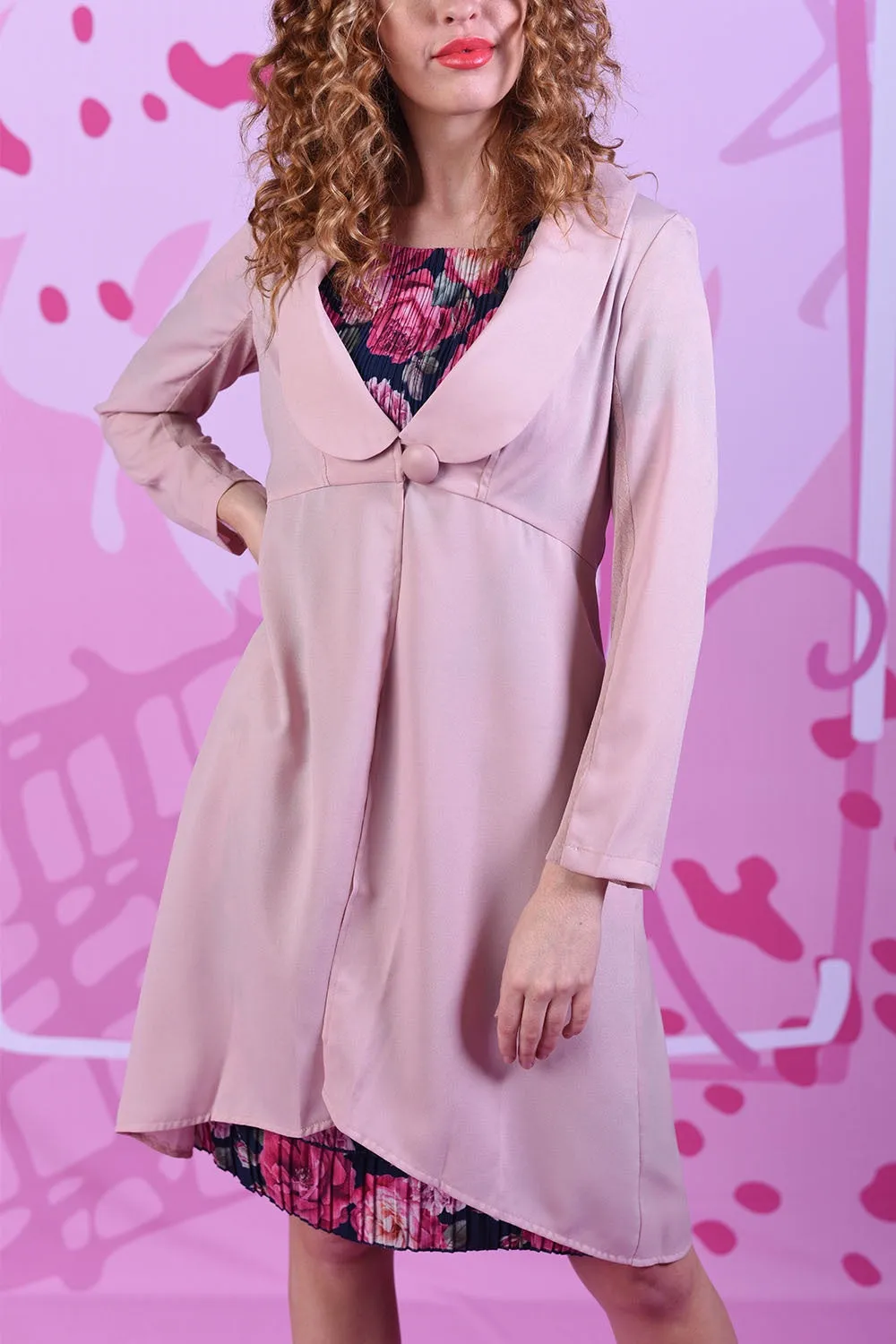 Brisa Bailey Jacket - Dusky Pink