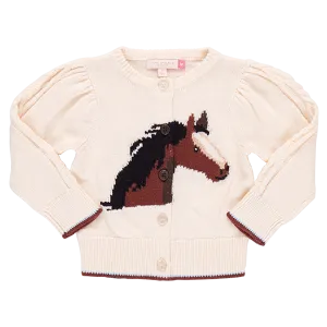 Cable Constance Sweater, Wild Horse