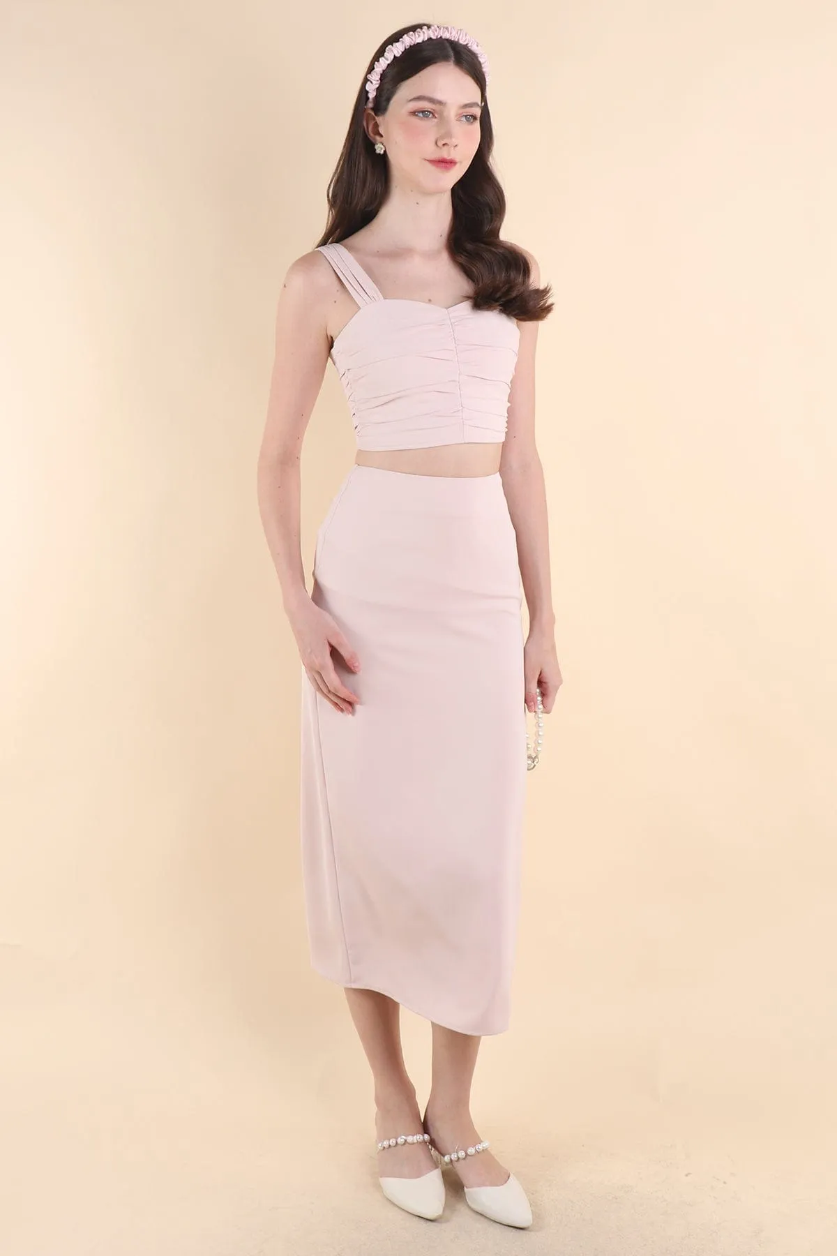 CALIA 2-PC SET IN NUDE PINK