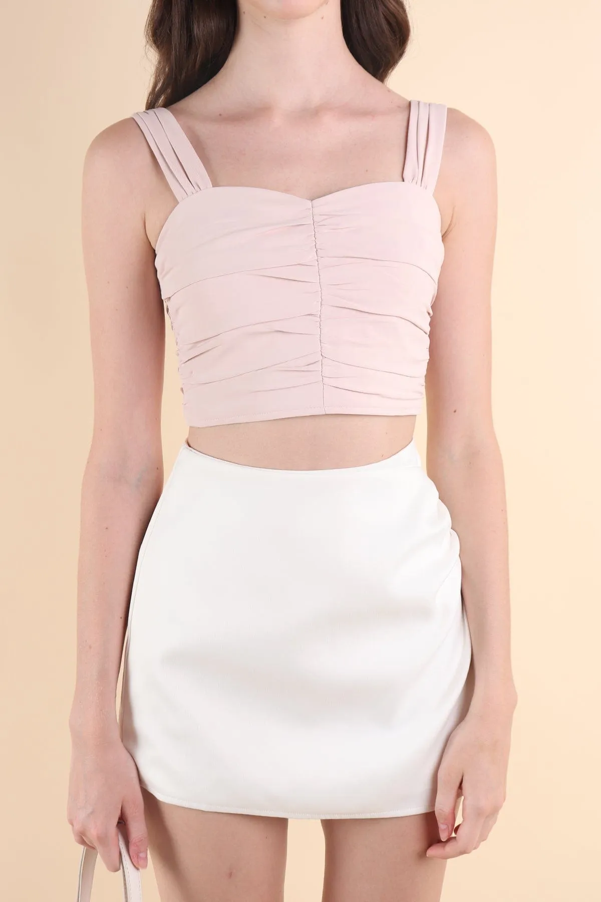 CALIA SWEETHEART TOP IN NUDE PINK