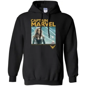 Captain Marvel Vintage Movie Poster Style Pullover Hoodie Sweatshirt