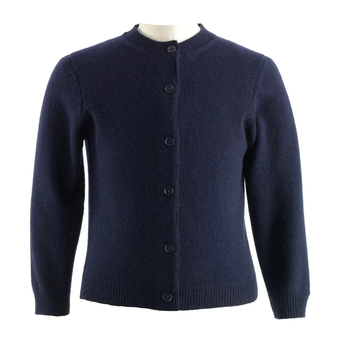 Cashmere Navy Cardigan