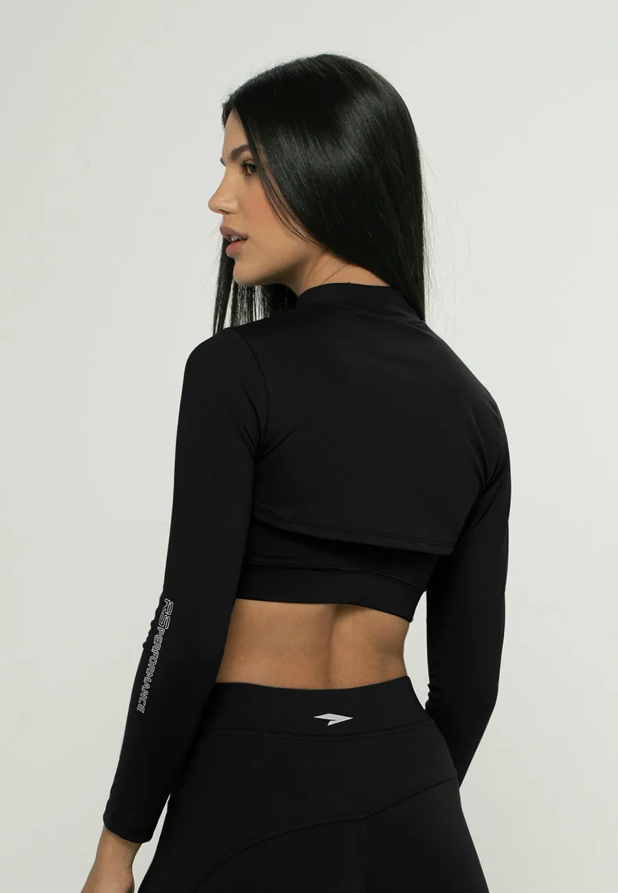 CHAQUETA CROP TOP DE DAMA