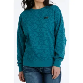 Cinch Women's Aztec Print Pullover