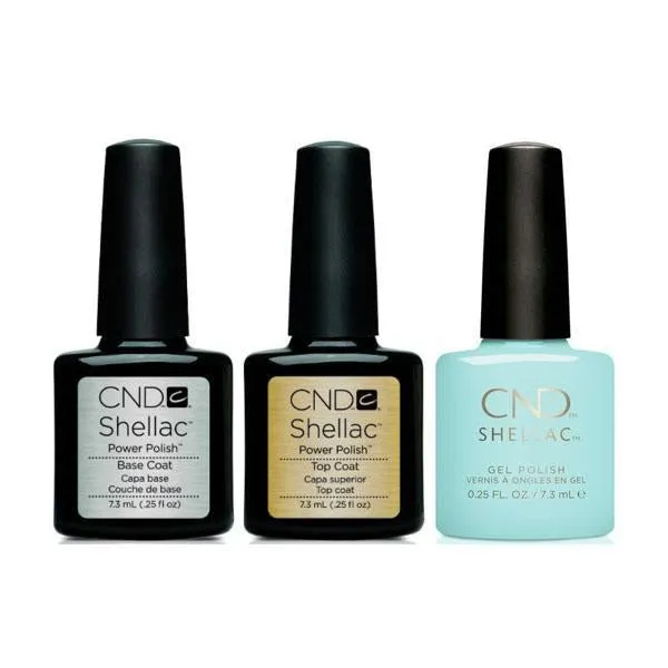 CND - Shellac Combo - Base, Top & Taffy