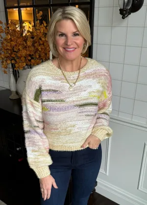 Colorful Melange Sweater