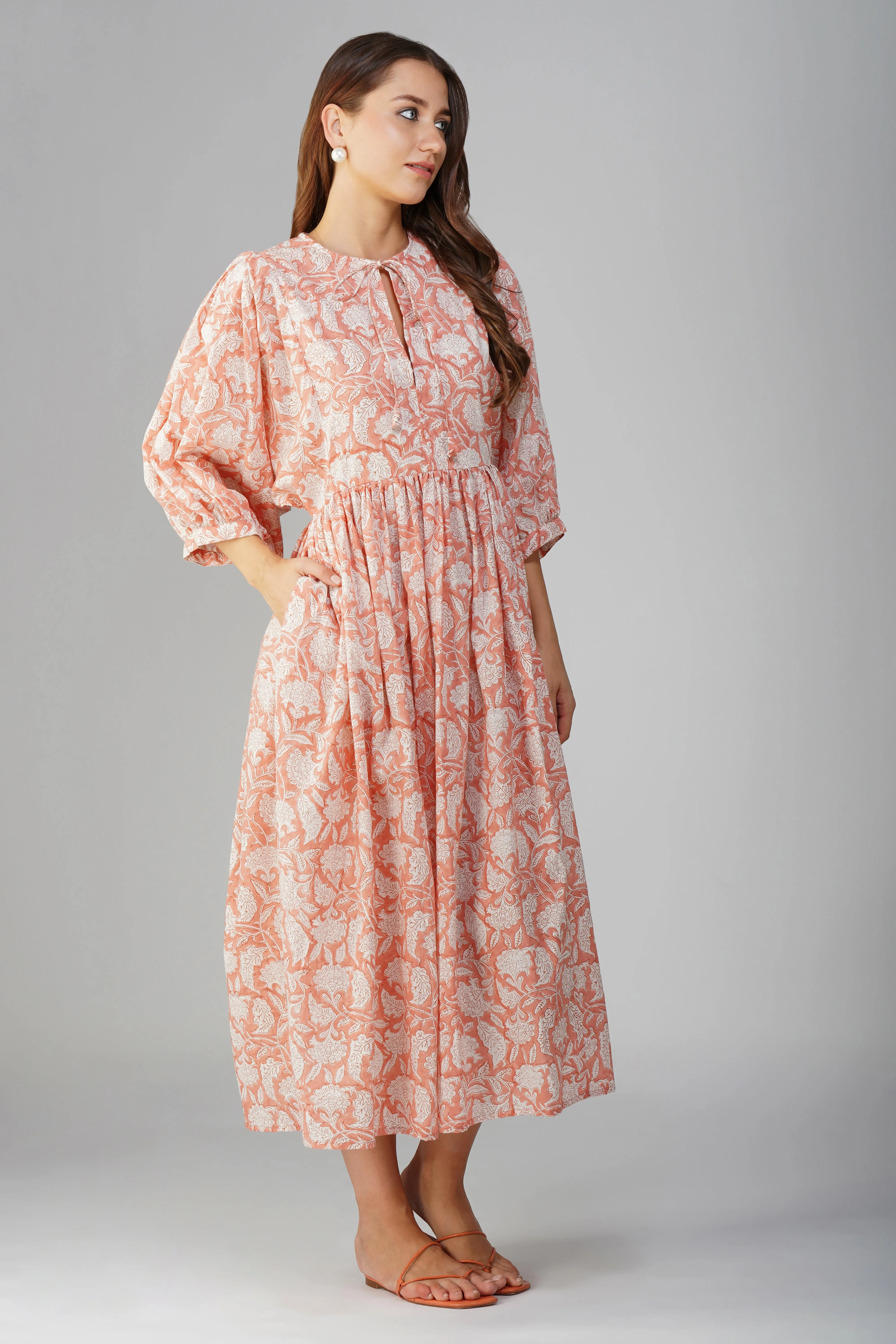 Constance Maxi Dress - Coral