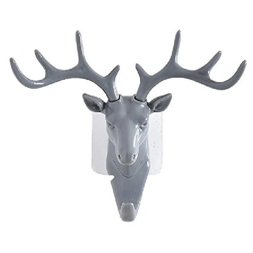 Creative Deer Head Animal Coat Hooks Decorative Wall Crafts