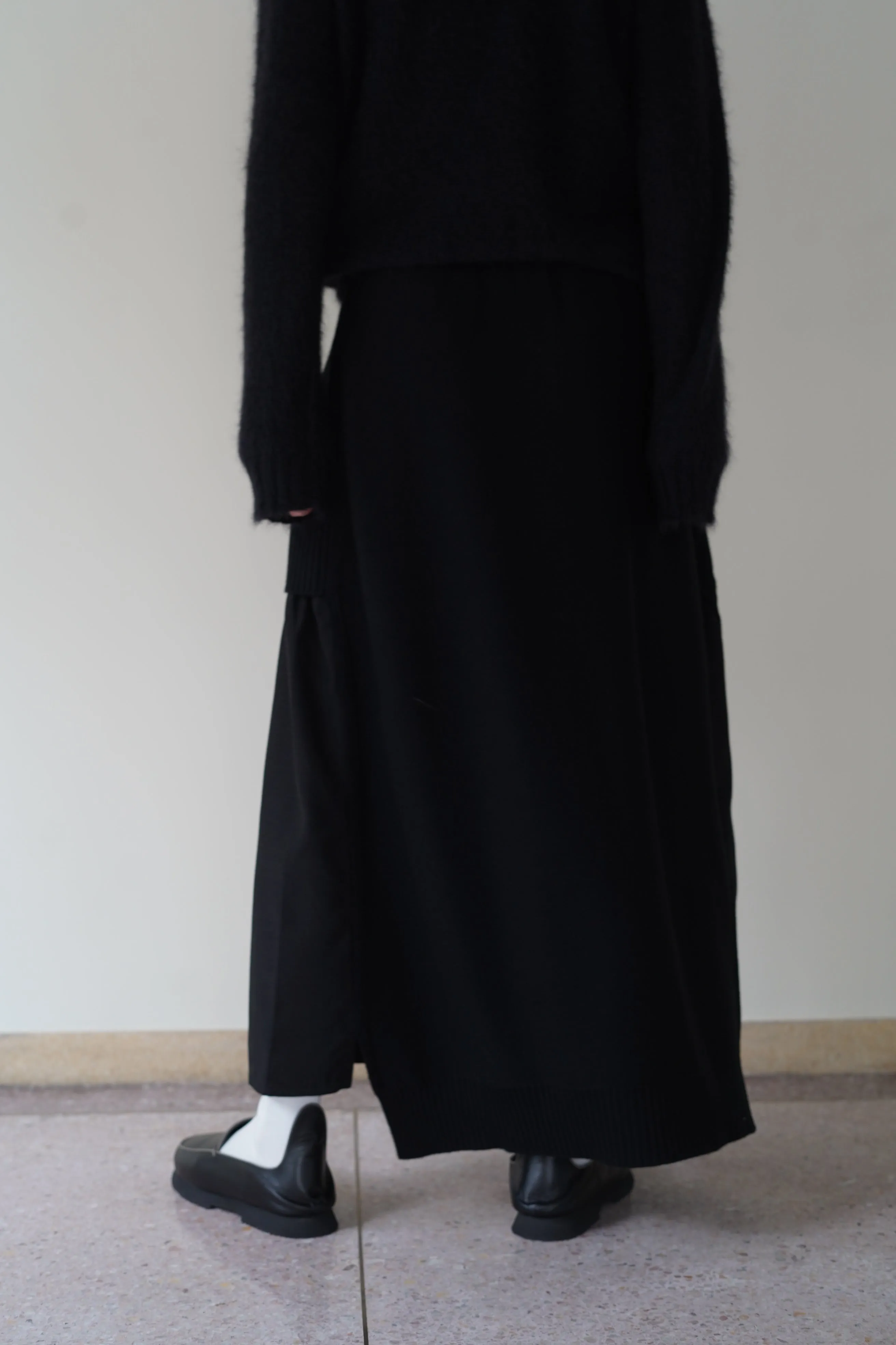 CRISTASEYA<br>PATCHED LONG SKIRT