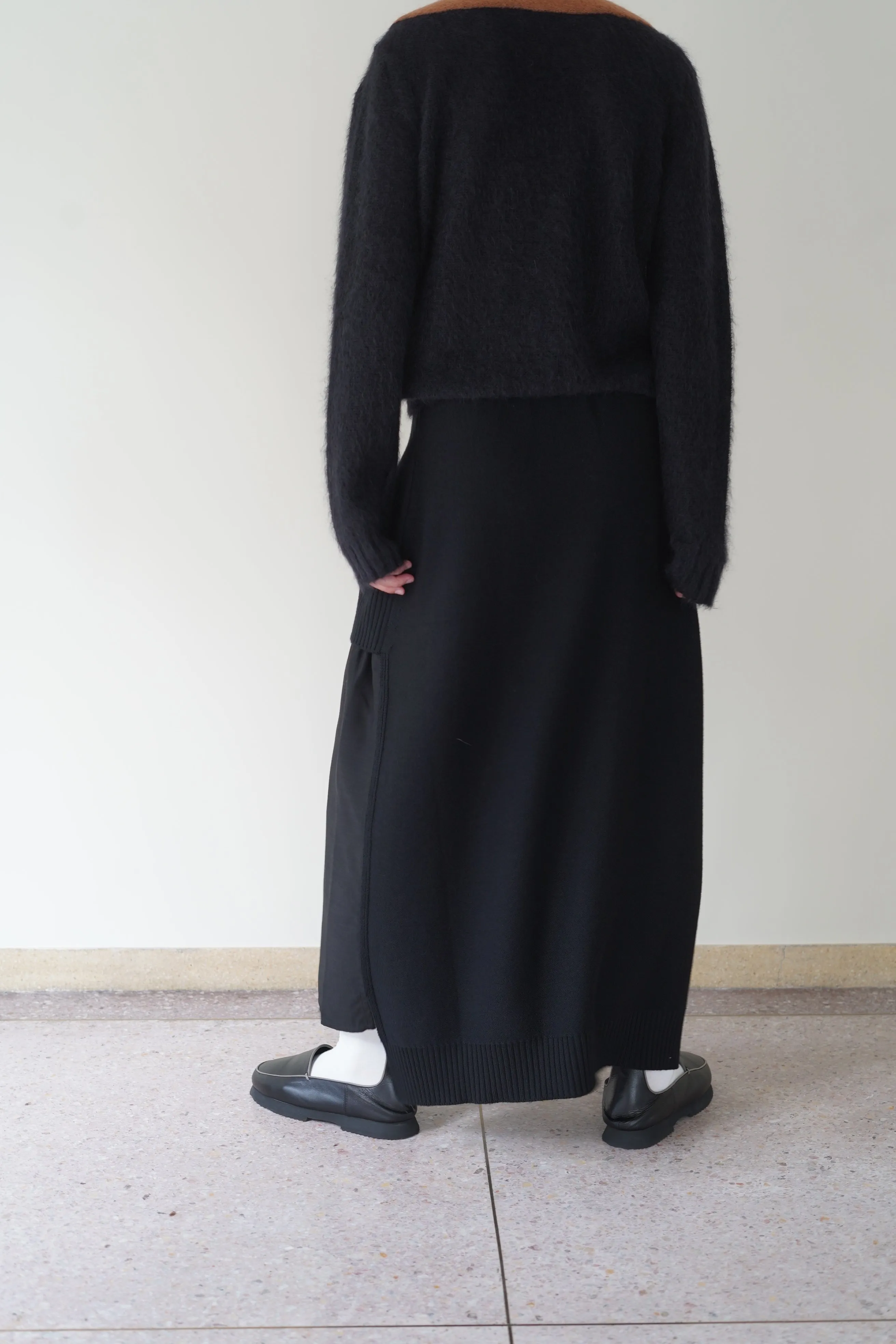 CRISTASEYA<br>PATCHED LONG SKIRT