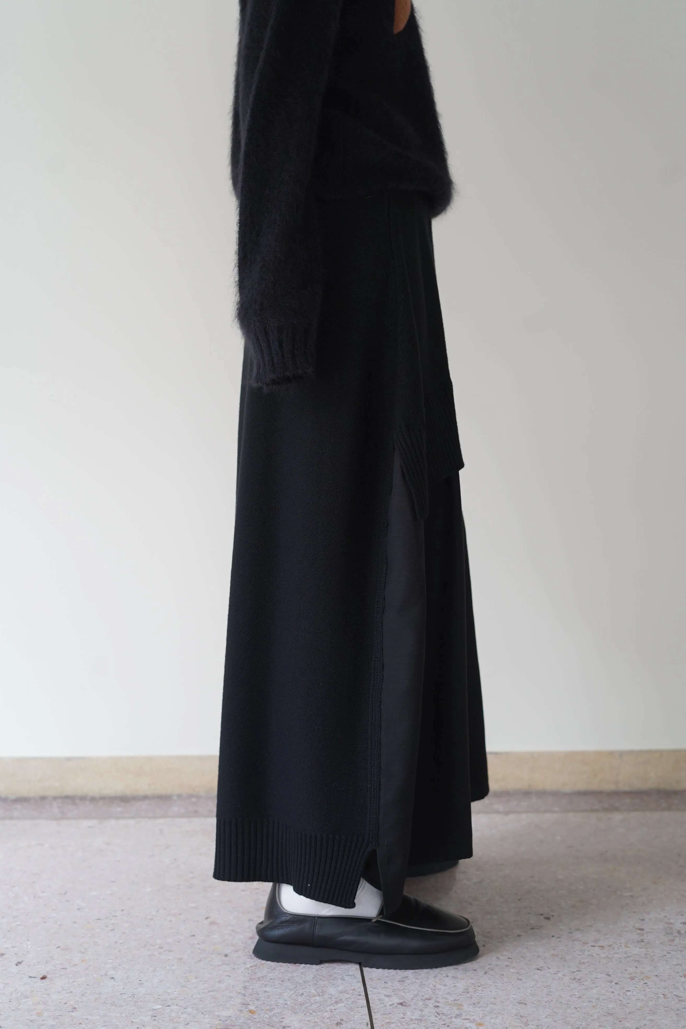 CRISTASEYA<br>PATCHED LONG SKIRT