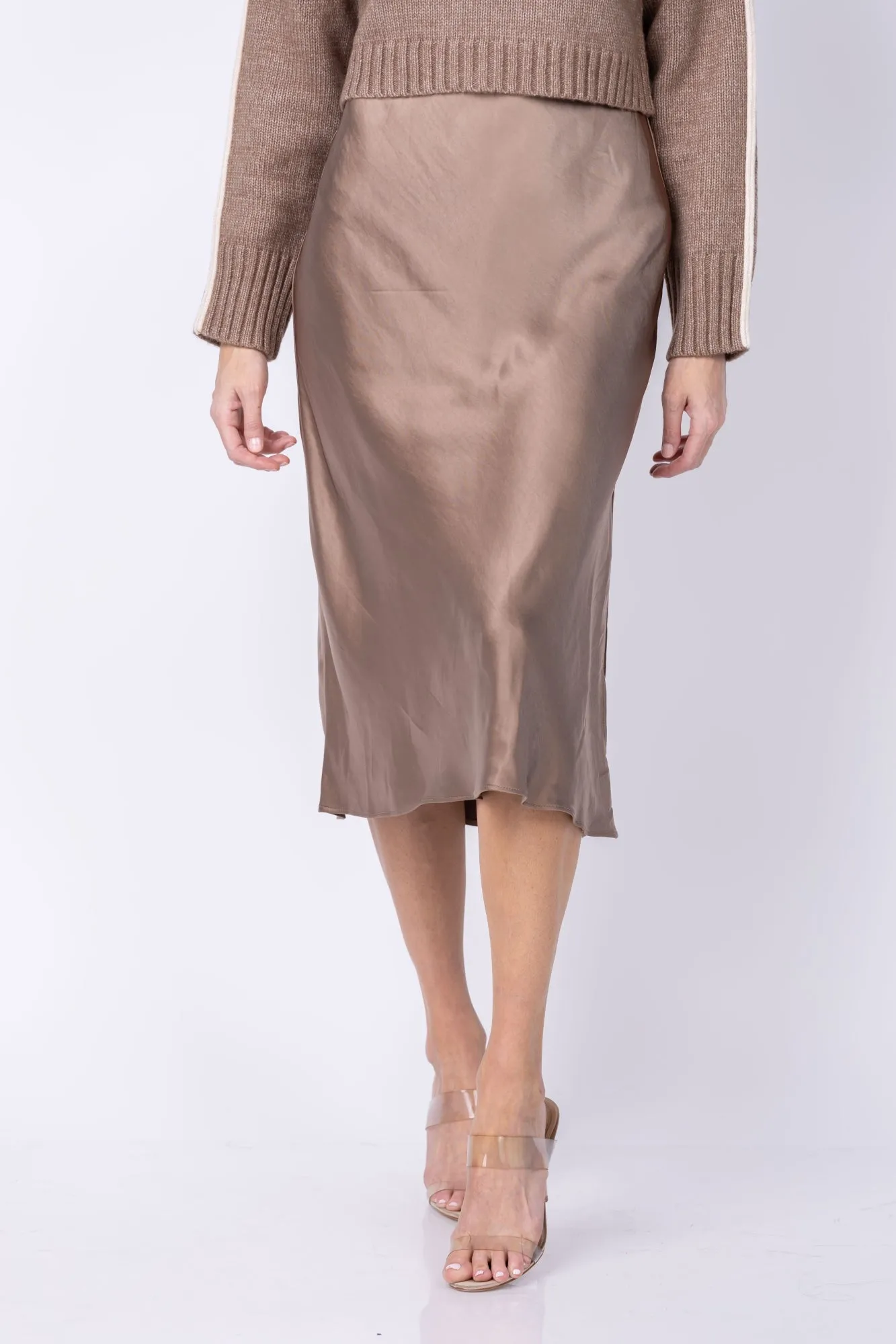 Dh New York Nik Sweater Dress In Umber Combo