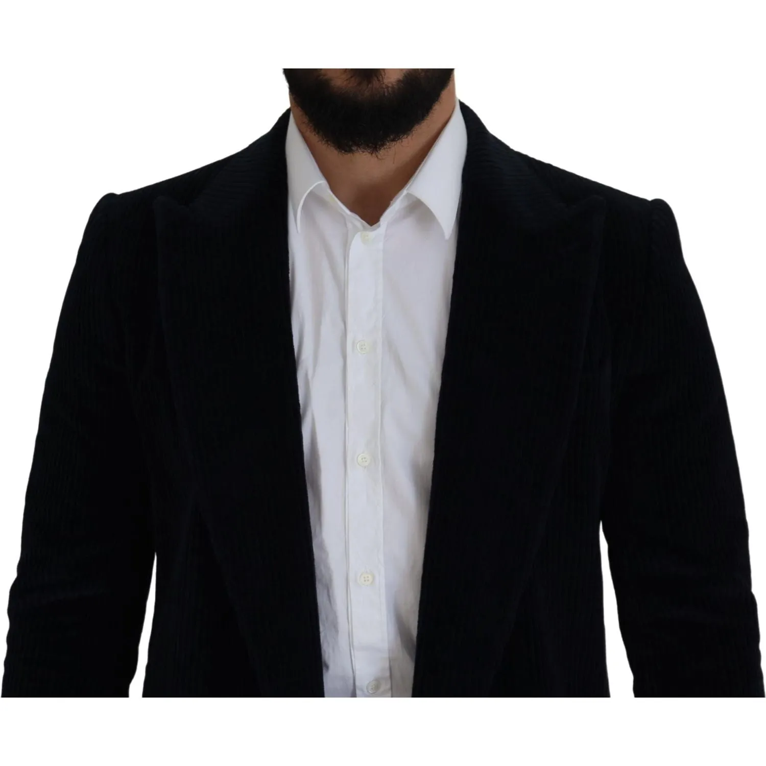 Dolce & Gabbana Elegant Black Cotton Long Cardigan Jacket