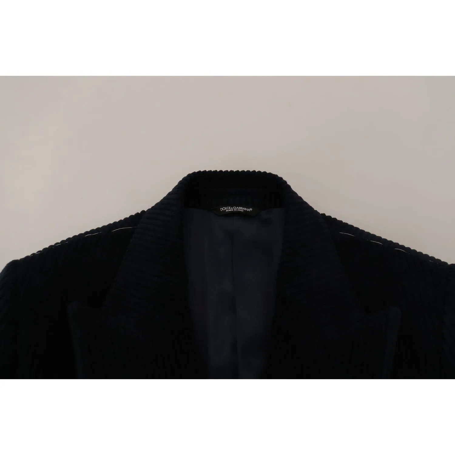 Dolce & Gabbana Elegant Black Cotton Long Cardigan Jacket