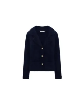 Dorothee Schumacher Fluffy Statements Knit Blazer Style Cardigan