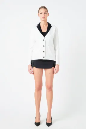 Endless Rose - Premium Jewel Knit Blazer Cardigan