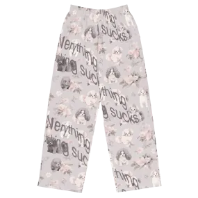 EVERYTHING SUCKS® Unisex Wide-Leg Pants