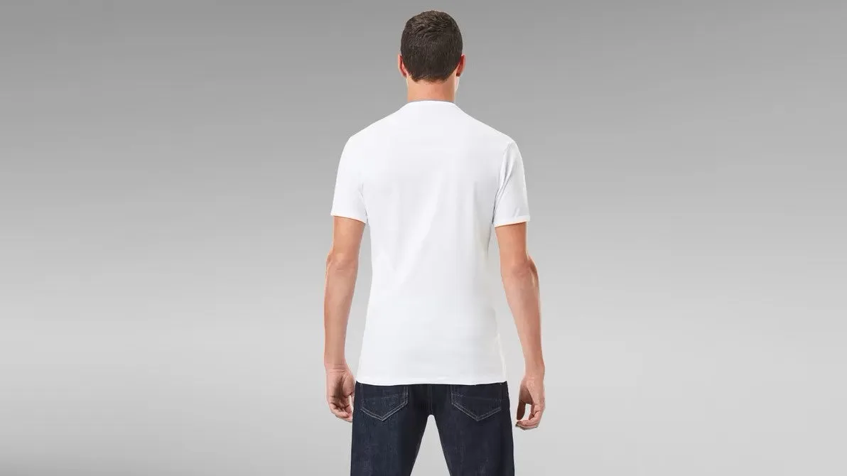 G-STAR RAW BASIC V-NECK T-SHIRT (White)