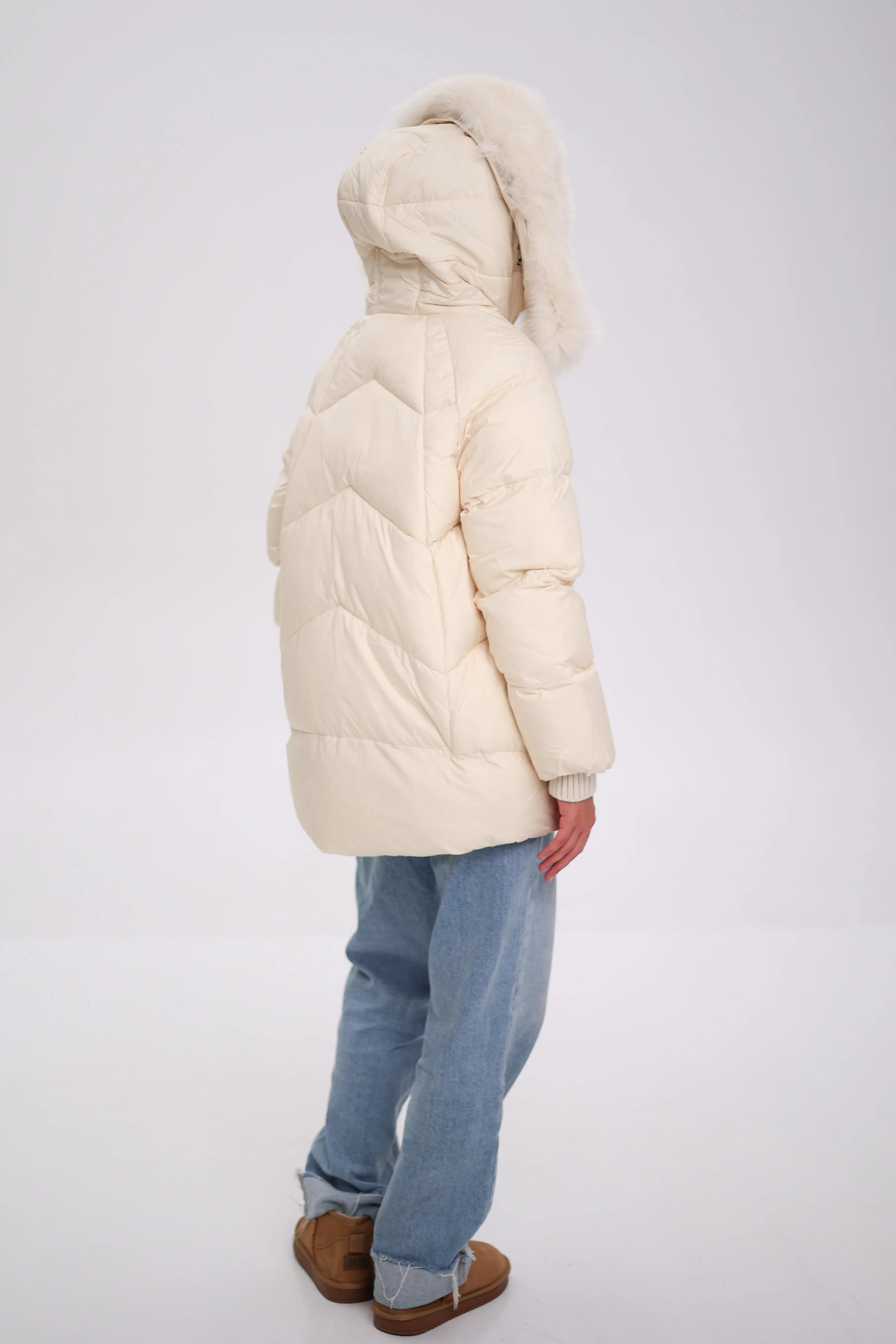 Genuine Polar Fox Thinsulate™ Coat