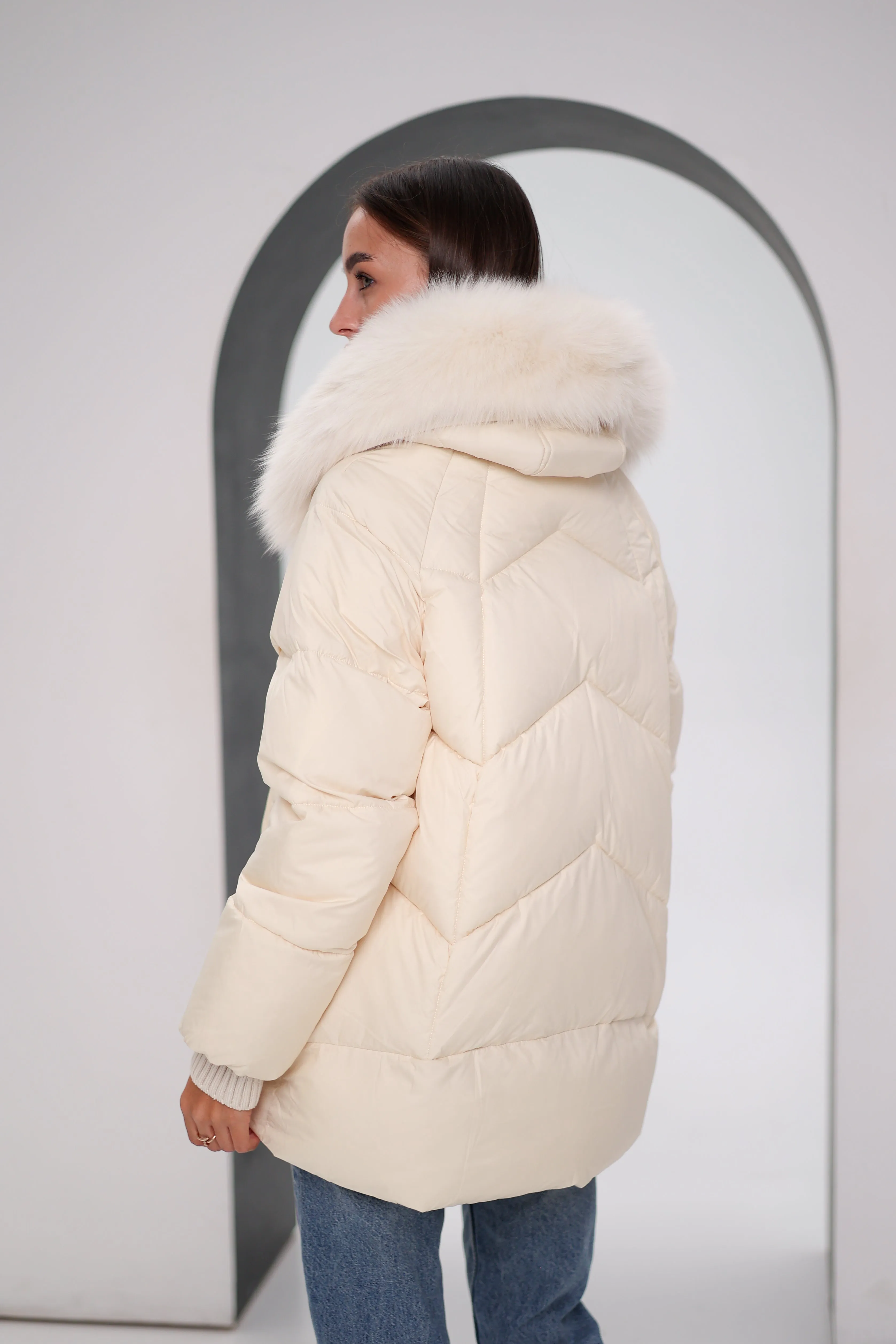 Genuine Polar Fox Thinsulate™ Coat