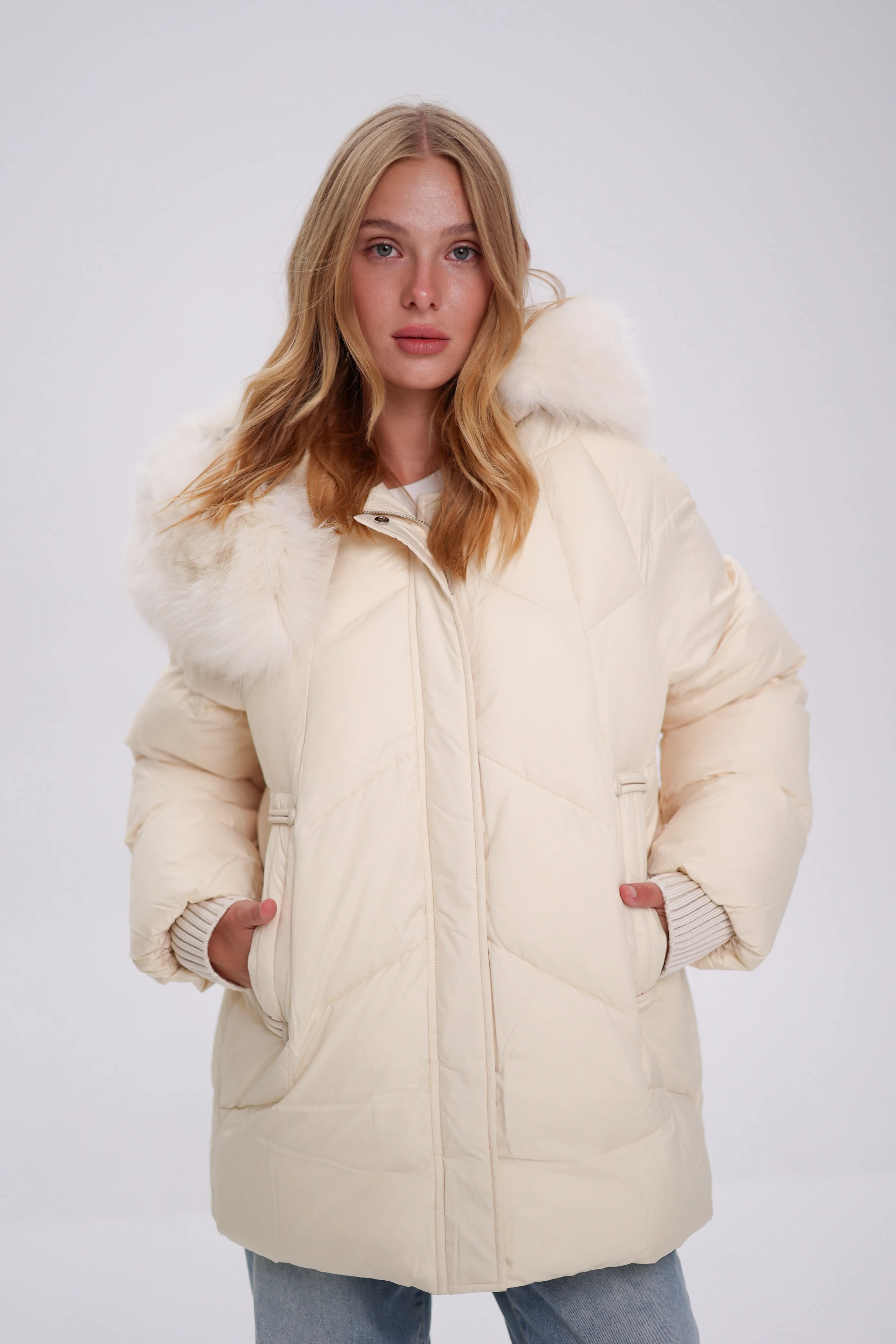 Genuine Polar Fox Thinsulate™ Coat