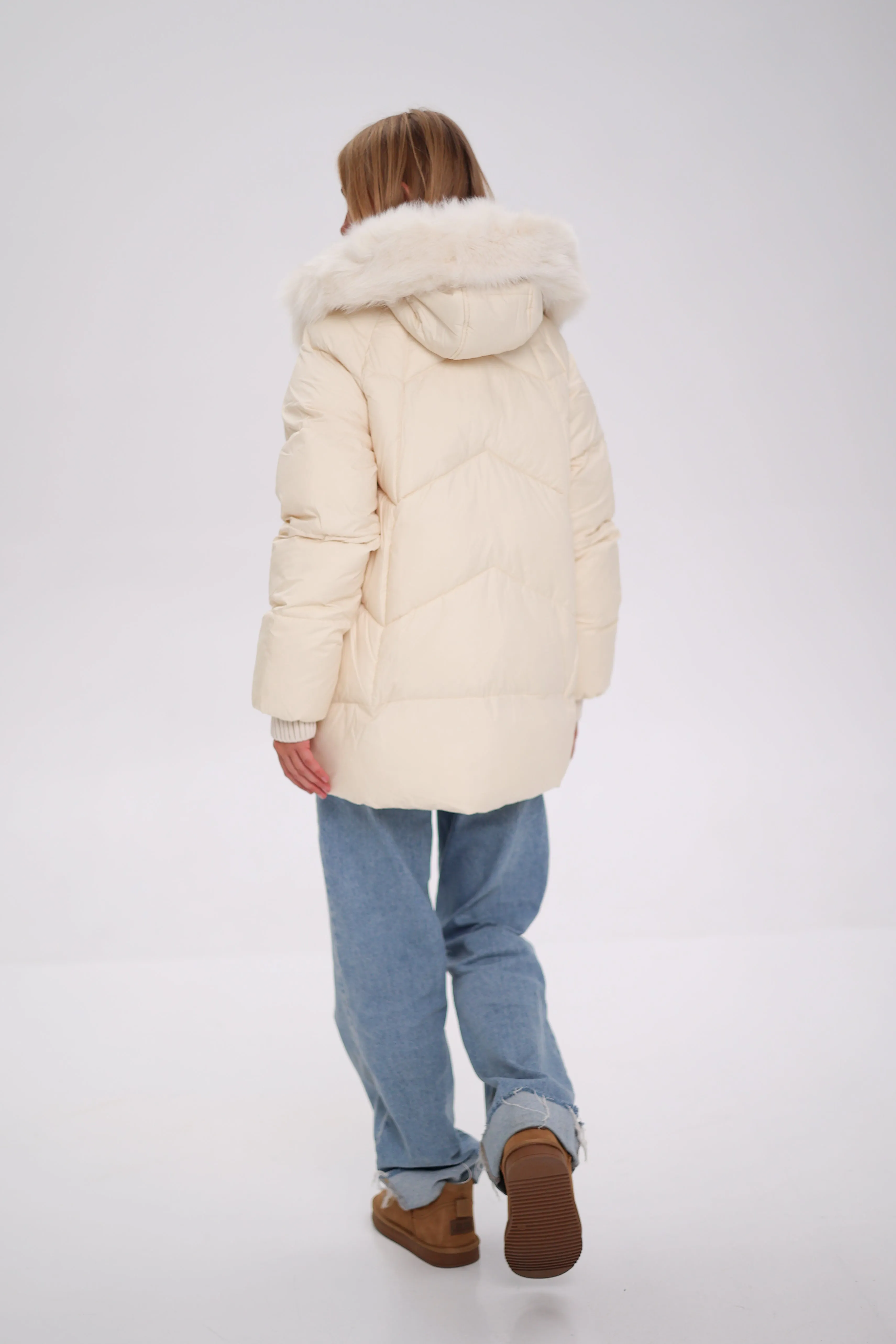 Genuine Polar Fox Thinsulate™ Coat