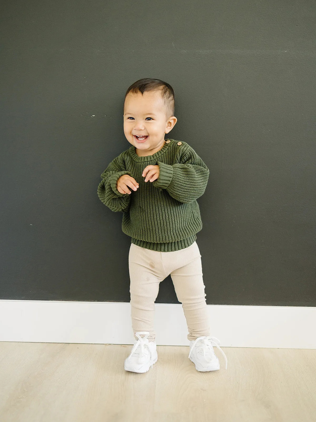 Green Knit Sweater