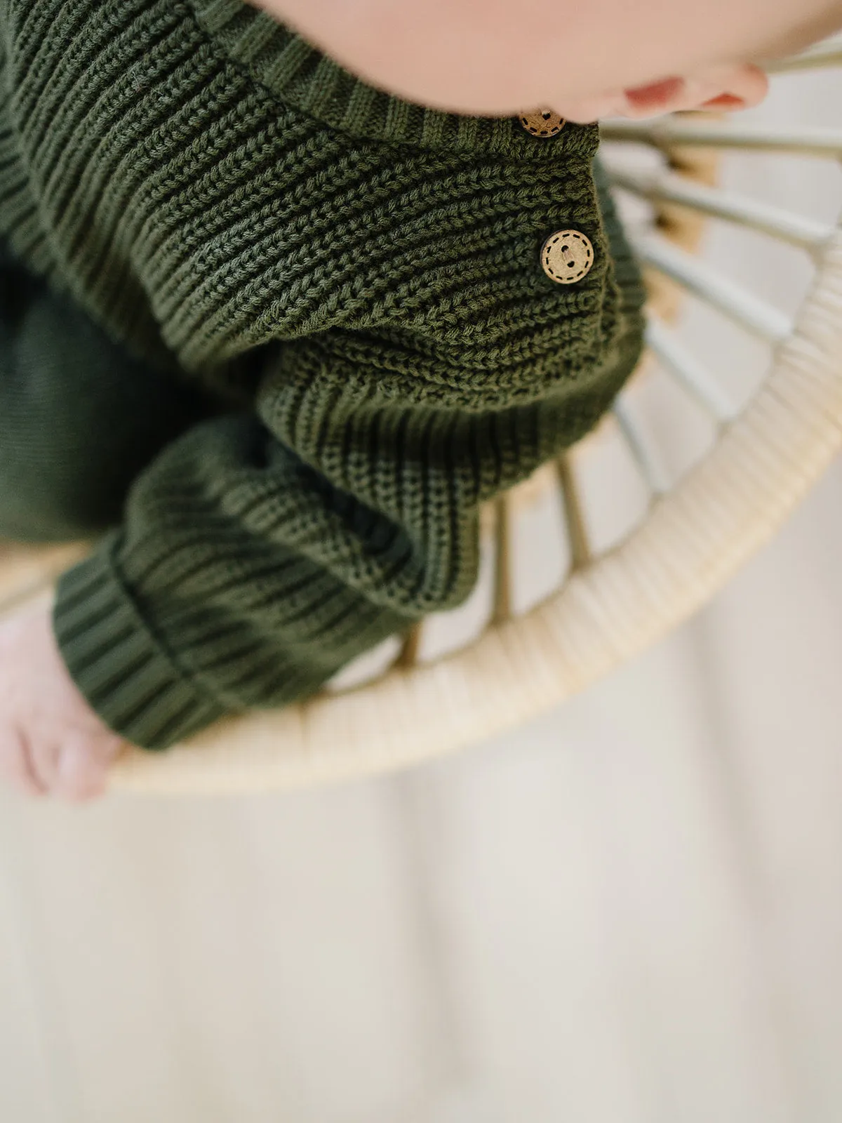 Green Knit Sweater