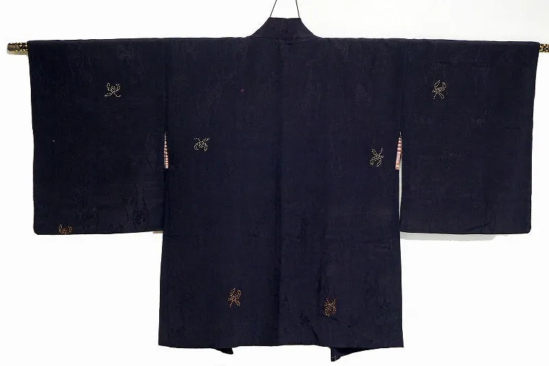 ha0060 haori - haorijJacket -   Japanese vintage jacket silk