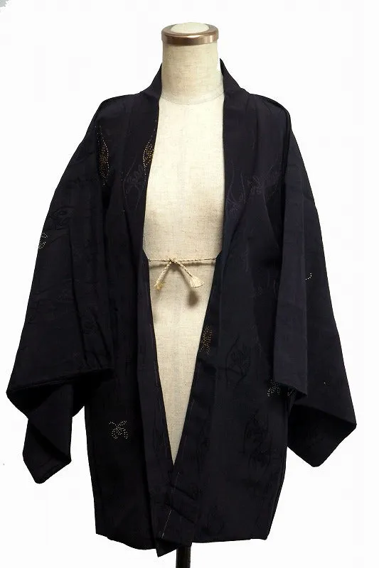 ha0060 haori - haorijJacket -   Japanese vintage jacket silk