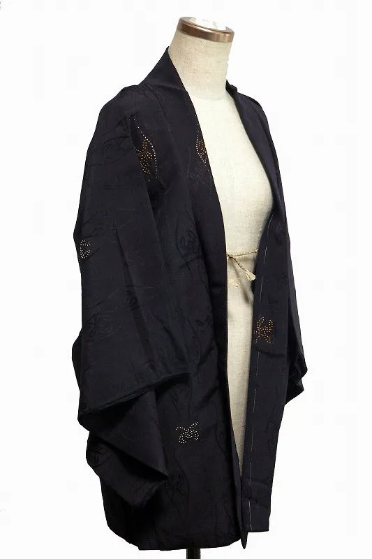 ha0060 haori - haorijJacket -   Japanese vintage jacket silk