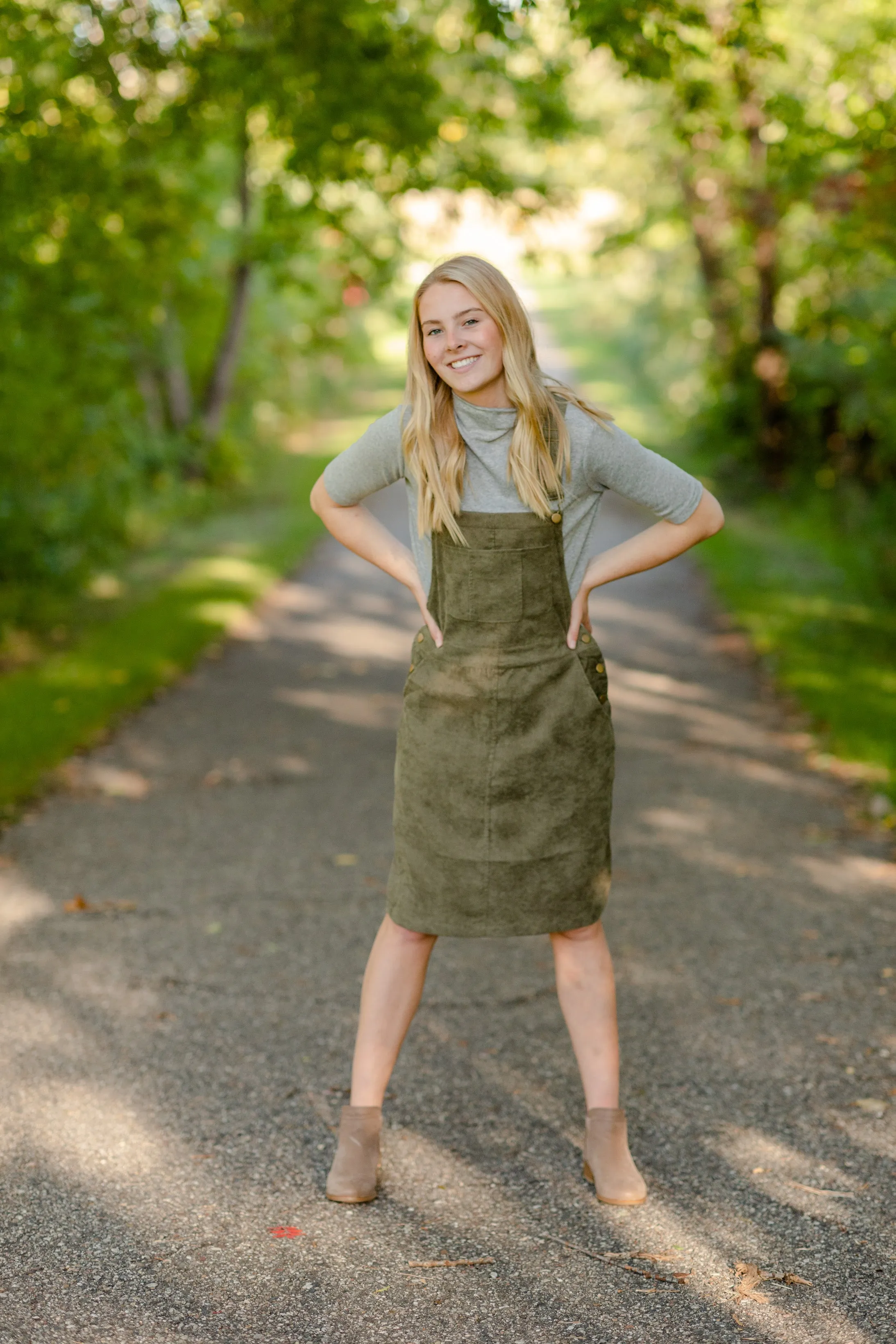 Heather Gray Mock Neck Top - FINAL SALE