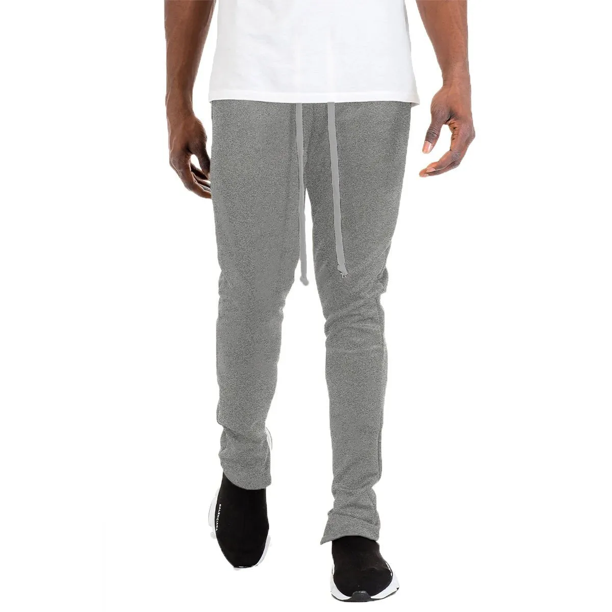 HGrey Basic Solid Track Pants