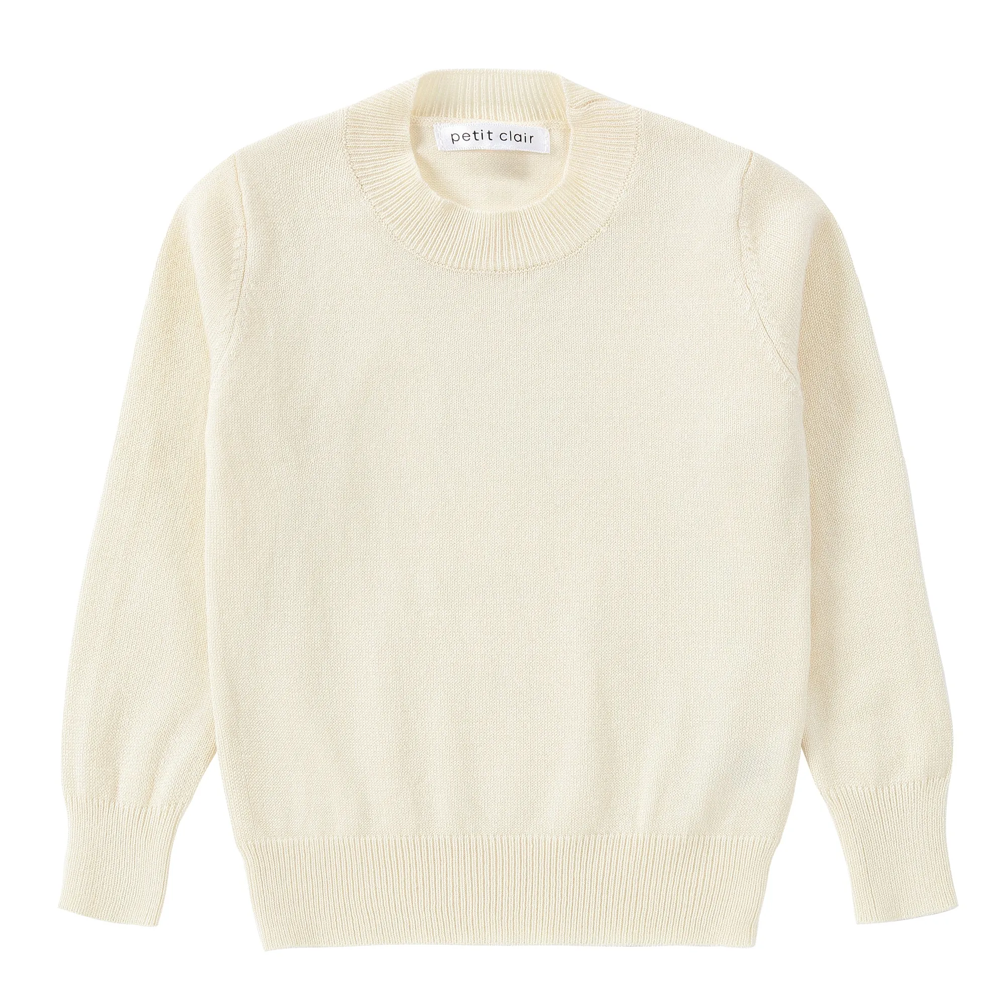 Ivory Mock Neck Sweater