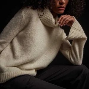 James Perse Cashmere Roll Neck Sweater