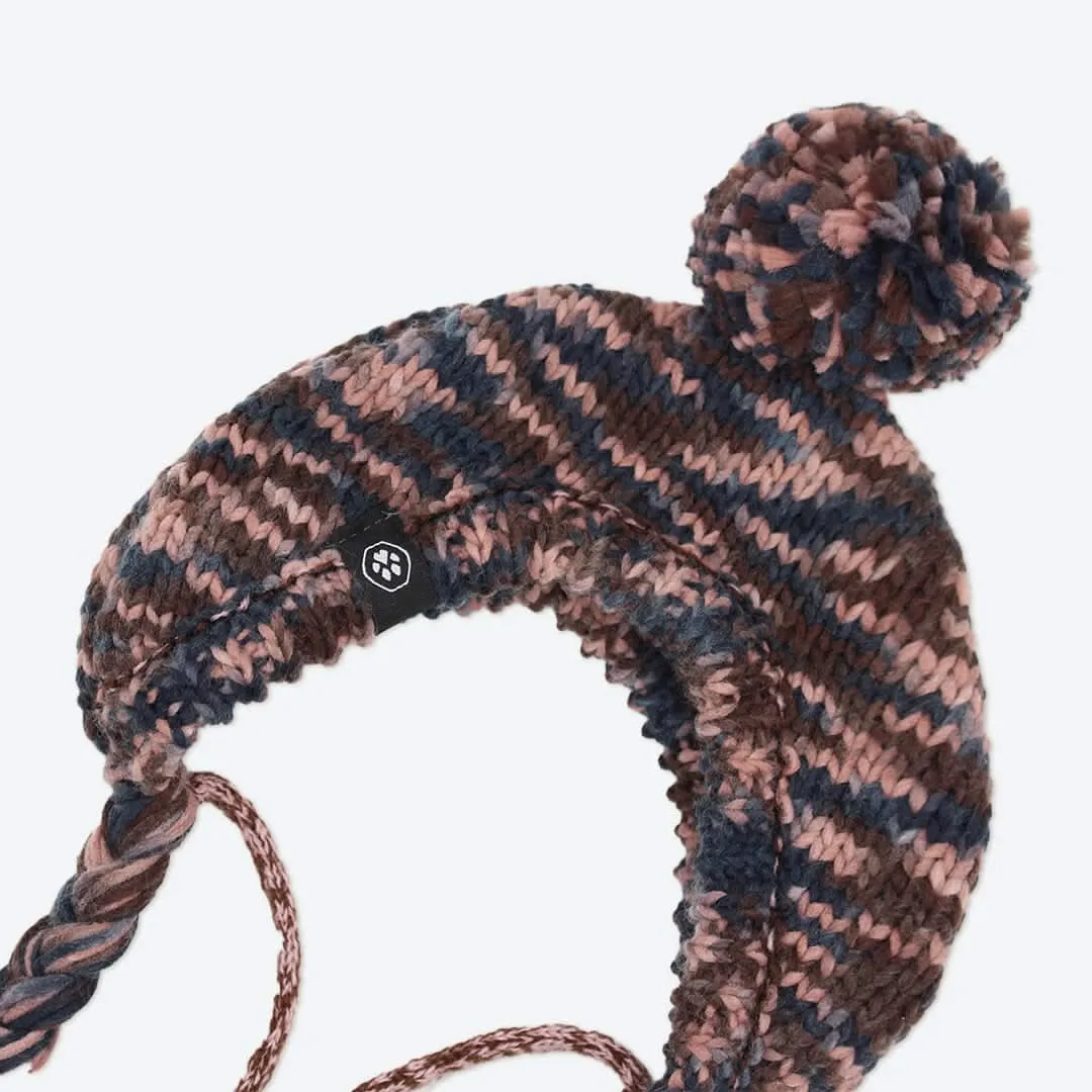 Knit Pom Pom Dog Beanie Hats