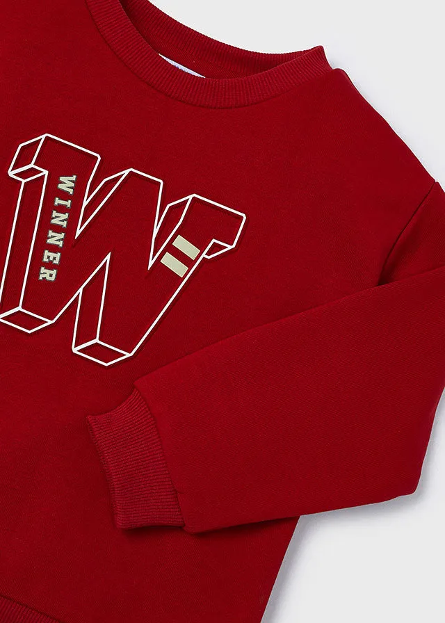 Mayoral Boys Red Sweatshirt